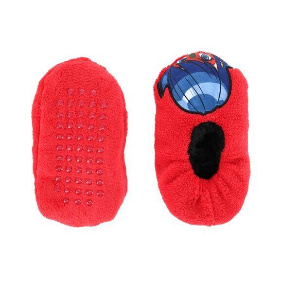 Textiel Trade Girl's Peeking Miraculous Ladybug Solid Slippers - Picture 3 of 4